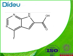 4-fluoro-7H-pyrrolo[2,3-d]pyrimidine-6-carboxylic acid