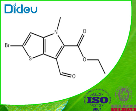 ethyl 2-broMo-6-forMyl-4-Methyl-4H-thieno[3,2-b]pyrrole-5-carboxylate