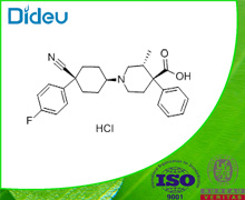 1-(4-Cyano-4-(4-fluorophenyl)cyclohexyl)-3-methyl-4-phenylpiperidine-4-carboxylic acid monohydrochloride USP/EP/BP