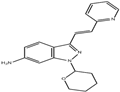 (E)-3-[2-(Pyridin-2-yl)ethenyl]-1-(tetrahydro-2H-pyran-2-yl)-1H-indazol-6-amine