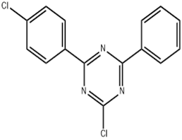 2-chloro-4-(4-chlorophenyl)-6-phenyl-1,3,5-triazine