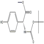 (R)-Methyl 2-((tert-butoxycarbonyl)amino)-2-(4-hydroxyphenyl)acetate