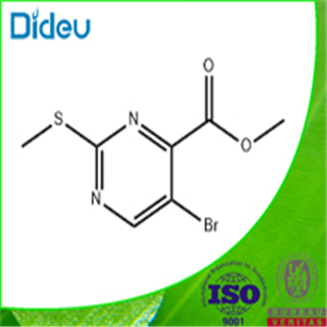 METHYL 5-BROMO-2-(METHYLSULFANYL)-4-PYRIMIDINECARBOXYLATE, 97 