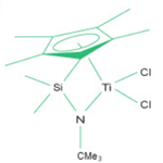 (Dimethylsilyl(t-butylamino)(tetramethylcyclopentadienyl)titanium dichloride