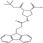 Fmoc-(2S,4S)-4-amino-1-Boc-pyrrolidine-2-carboxylic acid