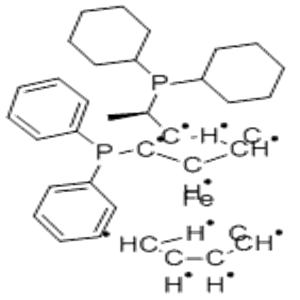 (R)-(-)-1-[(S)-2-(DIPHENYLPHOSPHINO)FERROCENYL]ETHYLDICYCLOHEXYLPHOSPHINE