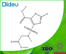 5-Chloro-3-[N-(methoxy-carbonyl-methyl)sulfamoyl]-2-thiophene carboxylic acid methyl ester 