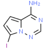 4-amino-7-iodopyrrolo[2,1-f][1,2,4]triazine