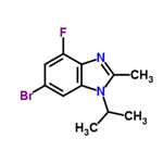 6-Bromo-4-fluoro-1-isopropyl-2-methyl-1H-benzo[d]imidazole