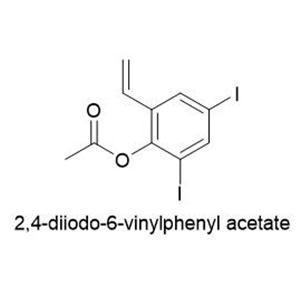 2,4-diiodo-6-vinylphenyl acetate 