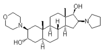 (2b,3a,5a,16b,17b)-2-(4-Morpholinyl)-16-(1-pyrrolidinyl)androstane-3,17-diol