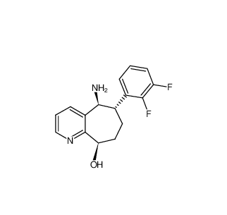 (5S,6S,9R)-5-amino-6-(2,3-difluorophenyl)-6,7,8,9-tetrahydro-5H-cyclohepta[b]pyridin-9-ol