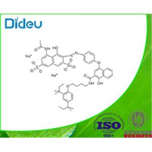 5-ACETAMIDO-3-[4-[3-[4-(2,4-DI-T-PENTYLPHENOXY)BUTYLCARBAMOYL]-4-HYDROXY-1-NAPHTHYLOXY]PHENYLAZO]-4-HYDROXY-2,7-NAPHTHALENEDISULFONIC ACID DISODIUM SALT 