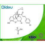 14B-(P-CHLOROCINNAMOYLAMINO)-7,8-DIHYDRO-N-CYCLOPROPYLMETHYLMORPHINONE MESYLATE 