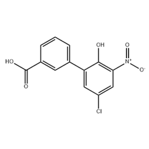 5-Chloro-2-hydroxy-3-nitro-(1,1-biphenyl)-3-carboxylic acid