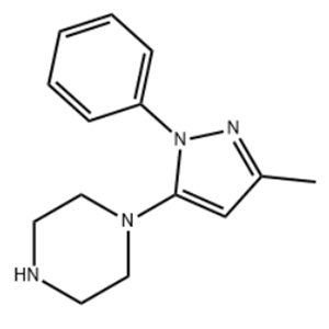 1-(3-Methyl-1-phenyl-5-pyrazolyl)piperazine