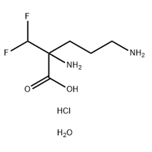 Eflornithine hydrochloride hydrate