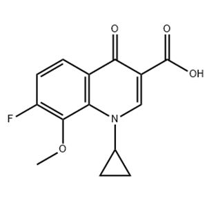 1-cyclopropyl-7-fluoro-8-methoxy-4-oxo-1,4-dihydroquinoline-3-carboxylic acid