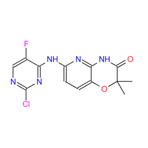 	6-(2-chloro-5-fluoropyriMidin-4-ylaMino)-2,2-diMethyl-2H-pyrido[3,2-b][1,4]oxazin-3(4H)-one