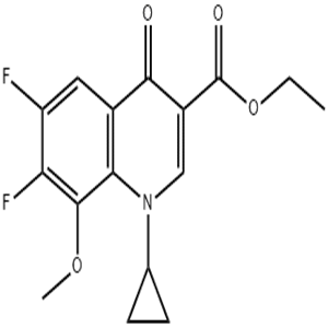 1-Cyclopropyl-6,7-difluoro-1,4-dihydro-8-methoxy-4-oxo-3-quinolinecarboxylic acid ethyl ester