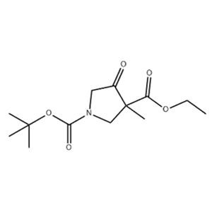  3-Methyl-4-oxo-1,3-pyrrolidinedicarboxylic acid 1-(tert-butyl) 3-ethyl ester