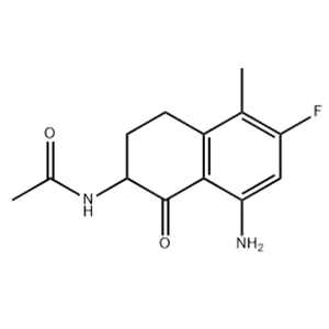 N-(8-Amino-6-fluoro-5-methyl-1-oxo-1,2,3,4-tetrahydronaphthalen-2-yl)acetamide