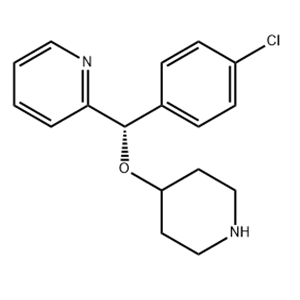 (S)-2-[(4-Chlorophenyl)(4-piperidinyloxy)methyl]pyridine