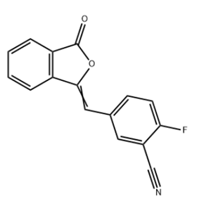 2-Fluoro-5-[(3-oxo-1(3H)-isobenzofuranylidene)methyl]-benzonitrile