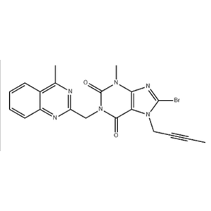 8-Bromo-7-but-2-ynyl-3-methyl-1-(4-methyl-quinazolin-2-ylmethyl)-3,7-dihydro-purine-2,6-dione