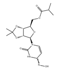  2',3'-O-(1-methylethylidene)-Uridine 4-oxime 5'-(2-methylpropanoate)