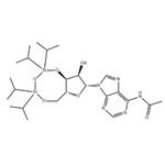 Adenosine, N-acetyl-3',5'-O-[1,1,3,3-tetrakis(1-Methylethyl)-1,3-disiloxanediyl]-