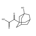 3-hydroxy- α-oxoadamantane-1-acetic acid