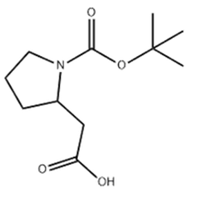 2-Pyrrolidineacetic acid, 1-[(1,1-dimethylethoxy)carbonyl]-