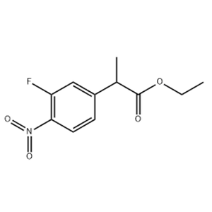  Ethyl2-(3-fluoro-4-nitrophenyl)propanoate