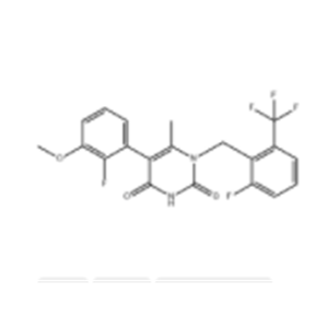 5-(2-Fluoro-3-methoxyphenyl)-1-[[2-fluoro-6-(trifluoromethyl)phenyl]methyl]-6-methyl-2,4(1H,3H)-pyrimidinedione