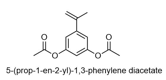 5-(prop-1-en-2-yl)-1,3-phenylene diacetate