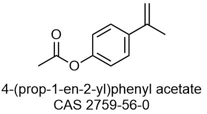 4-(prop-1-en-2-yl)phenyl acetate