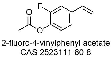 2-fluoro-4-vinylphenyl acetate