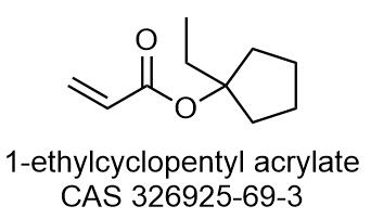 1-ethylcyclopentyl acrylate