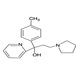 alpha-[2-(1-pyrrolidinyl)ethyl]-alpha-(p-tolyl)pyridine-2-methanol