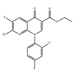 ETHYL 1-(2,4-DIFLUOROPHENYL)-7-CHORO-6-FLUORO-4-OXO-HYDROPYRIDINO[2,3-B] PYRIDINE-3-CARBOXYLATE