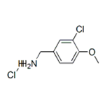 (3-chloro-4-methoxyphenyl)methanaminium hydrochloride