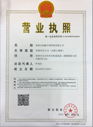 Certificate of accreditation