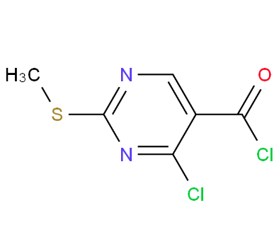 4-Chloro-2-methylmercaptopyrimidine-5-carboxylic acid chloride