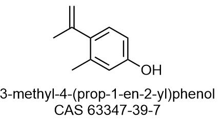 3-methyl-4-(prop-1-en-2-yl)phenol