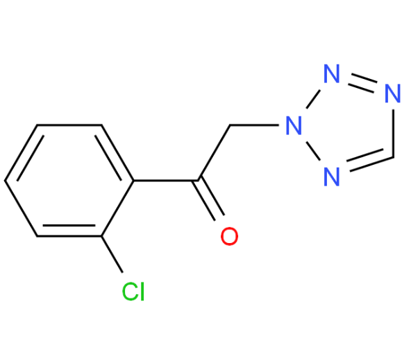 Ethanone, 1-(2-chlorophenyl)-2-(2H-tetrazol-2-yl)-