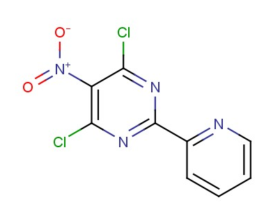 4,6-Dichloro-5-nitro-2-(pyridin-2-yl)pyrimidine