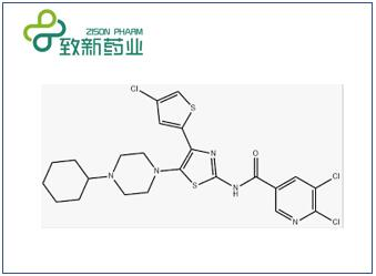 5,6-dichloro-n-[4-(4-chlorothiophen-2-yl)-5-(4-cyclohexylpiperazin-1-yl)thiazol-2-yl]nicotinamide