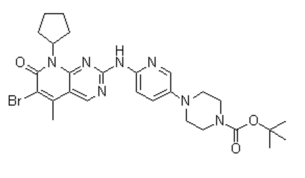 4-[6-[[6-(1-Butoxyvinyl)-8-cyclopentyl-5-methyl-7-oxo-7,8-dihydropyrido[2,3-d]pyrimidin-2-yl]amino]pyridin-3-yl]piperazine-1-carboxylic acid tert-butyl ester