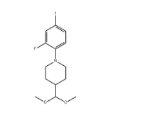 Piperidine, 4-(dimethoxymethyl)-1-(2-fluoro-4-iodophenyl)-